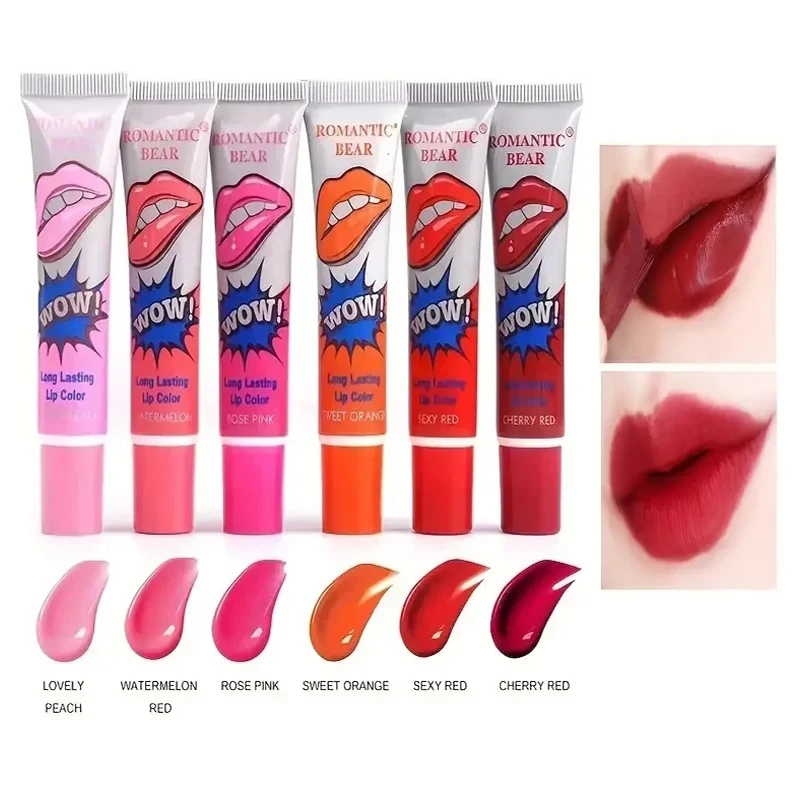 Tear Lipstick Tear Off Lip Gloss Long-lasting Waterproof incolore Beauty Natural Look rossetto Tear Lip Gloss Makeup