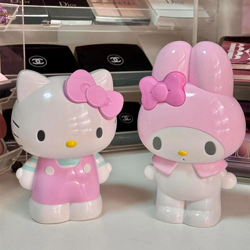 Pojemnik na długopisy Hello Kitty Melody, uroczy organizer na biurko, przechowywanie artykułów piśmienniczych, kawaii prezent dla kobiet, artykuły biurowe i szkolne, dekoracja domu.