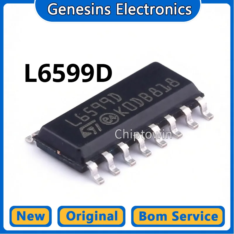 5/50/500 pcs L6599D L6599AD L6599 SOP-16 Power Driver IC W7