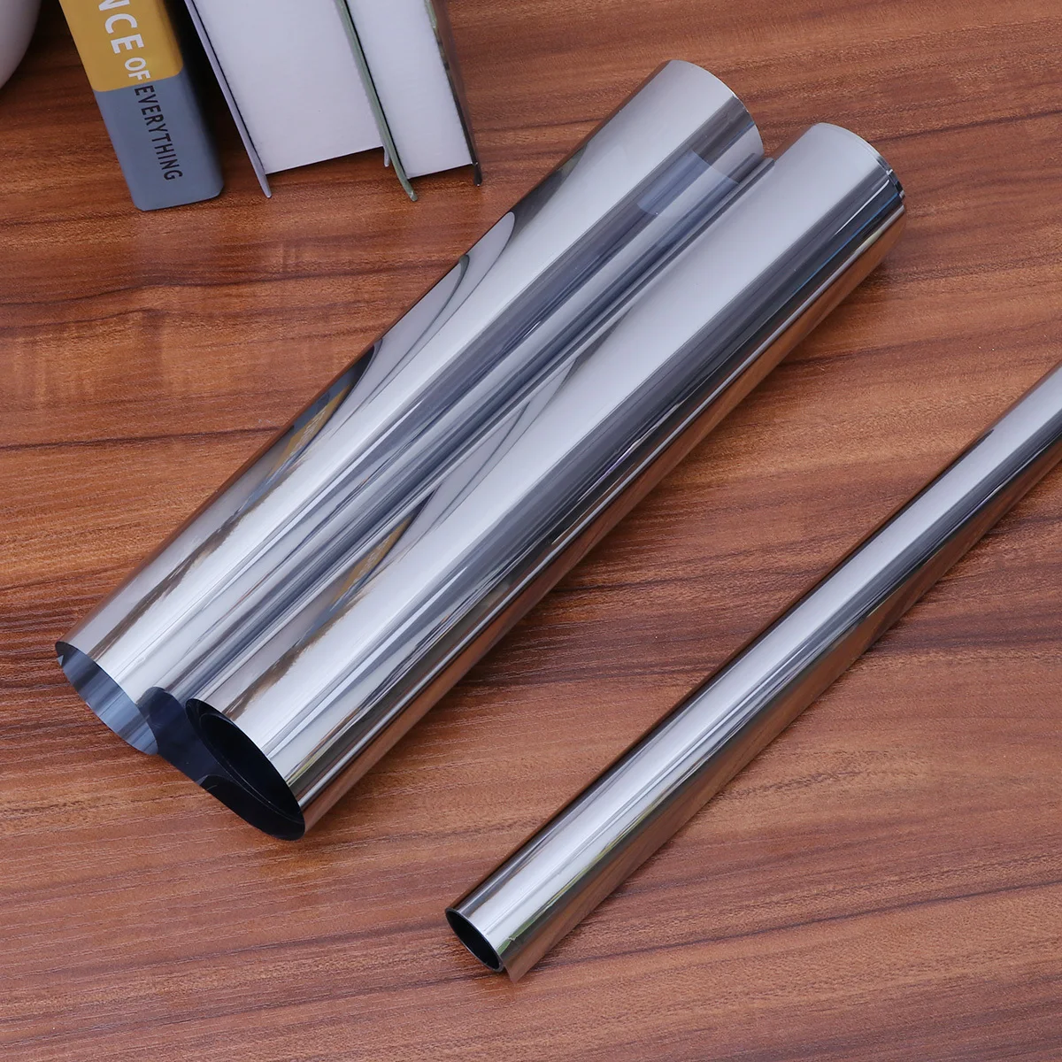 

Sun Block Window Film Silver 1mx0.3m Thermal Insulation Glass Sticker Privacy Protection for Home Store Office