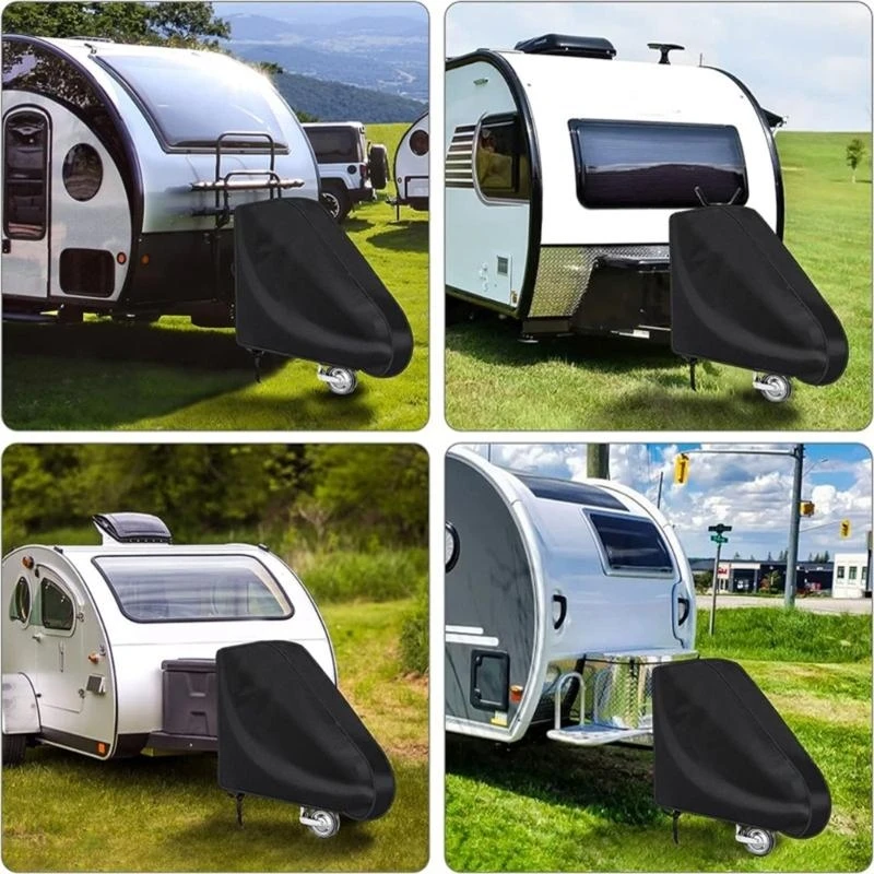 SZCH Hitch Caravans Trailer Cover Waterproof Tow Lock Coupling Protector Windproof