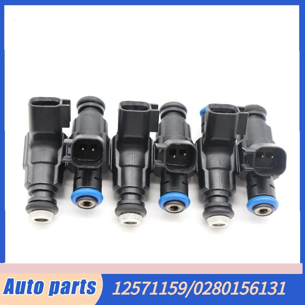 Inyectores de combustible 0280156131 12571159 compatibles con CADILLAC CTS SRX STS BUICK ALLURE LACROSSE RENDEZVOUS 2004-2008 FJ703 62266 83212116