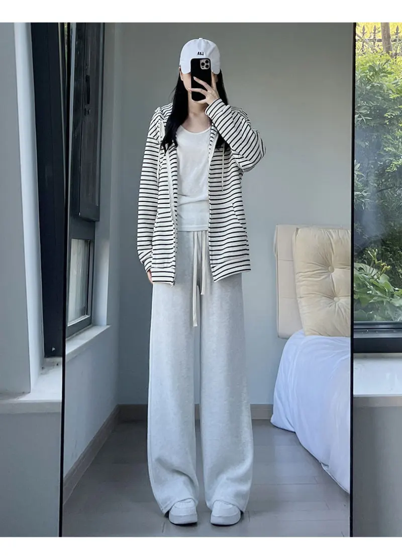 American Kordel zug Design Hose für Damen Mode Hip-Hop Streetwear Damen hose neue 2024 Herbst neue All-Match Damen hose