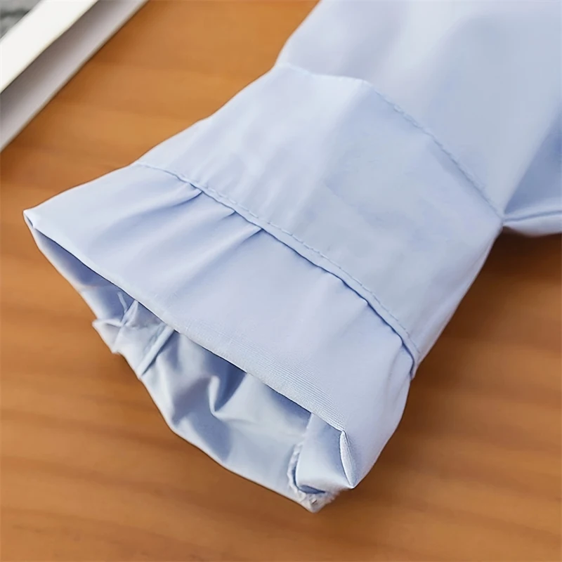 1-6 Jahre alt Modische Kinder Hemdkleid Baby Mädchen Einfache Kleidung Einfarbig Kind Weiche Kleider Neugeborene Kleinkinder Kostüm – Detail 8