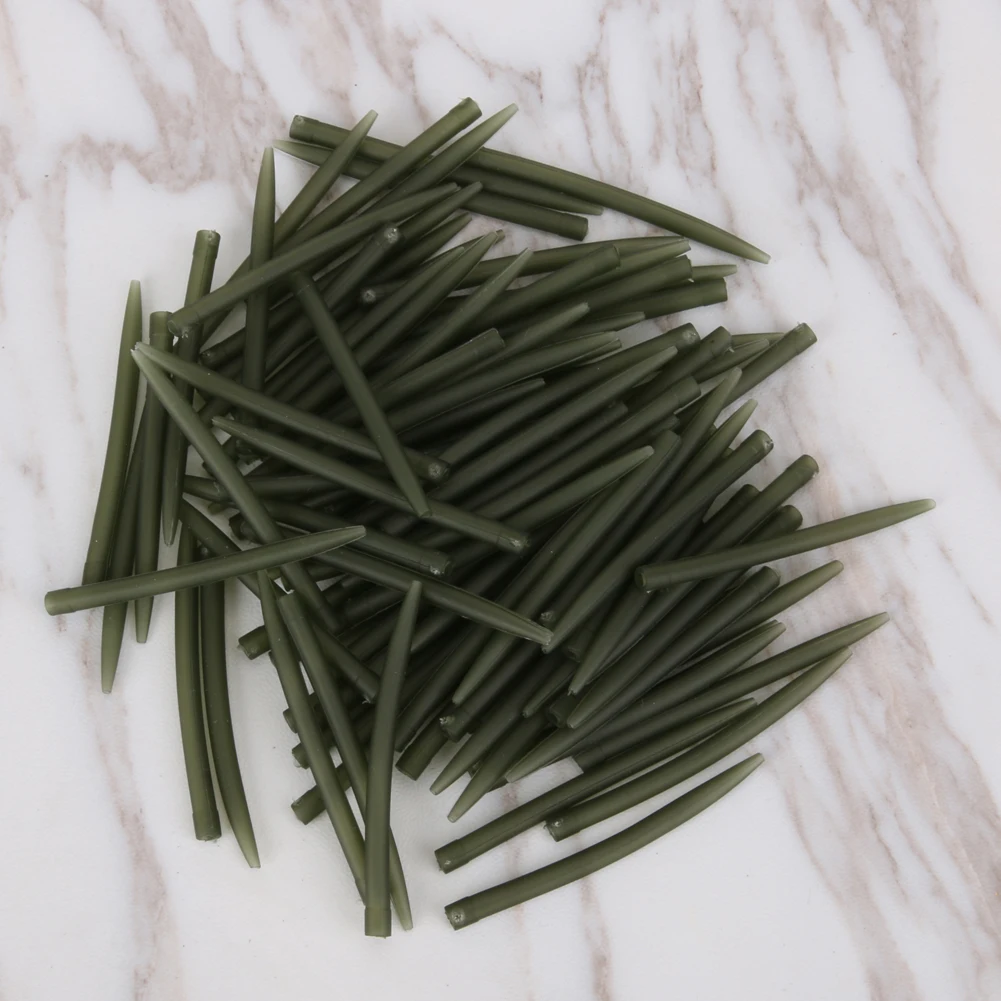 اكسسوارات صيد سمك الشبوط الرصاص كليب التغيير السريع قطب الذيل المطاط مكافحة تشابك الأكمام ل الكارب الحفارات الخشنة صيد السمك #6