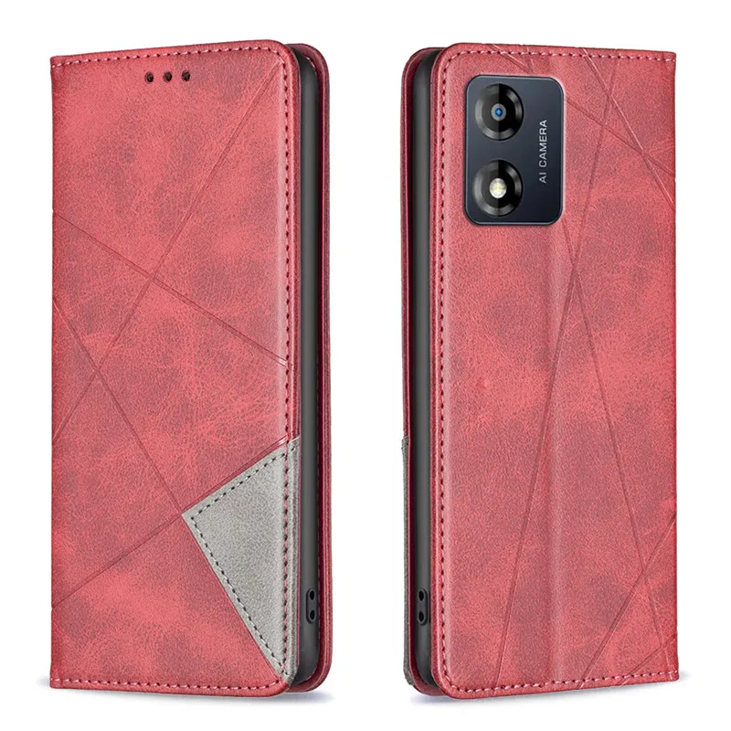 On For Motorola MOTO E13 E32 E32s G62 G42 G52 G32 G22 Case Magnetic Wallet Leather Flip Phone Cover For MOTOE13 E 13 4G Cases