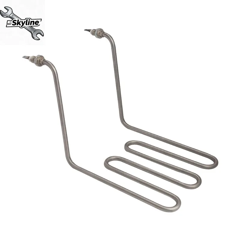 2500W 220V 3U Heating Element, 304 Stainless Steel Heating Tube for Fryer Machine, French Fries Fryer Spare Parts