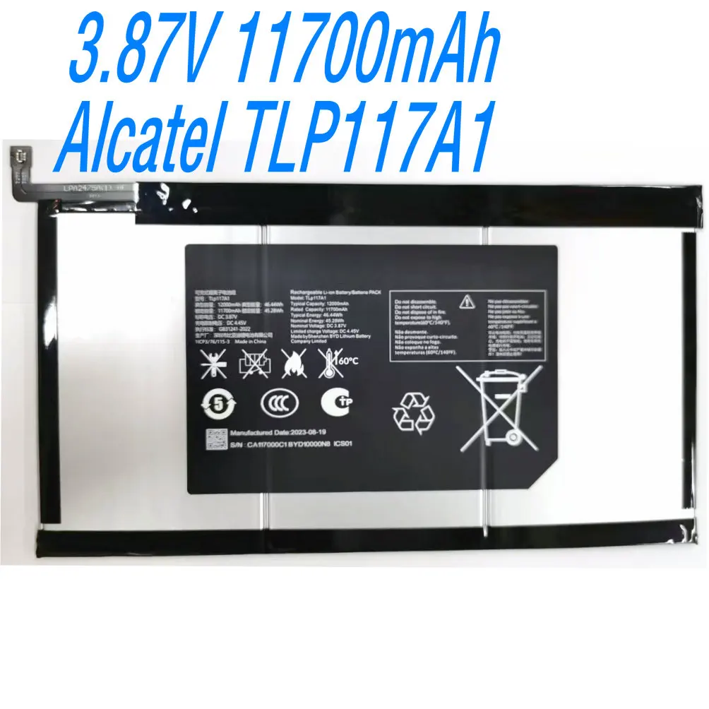 

Сменный литий-ионный аккумулятор TLP117A1 3,87 В, 11700 мАч для Alcatel TCL