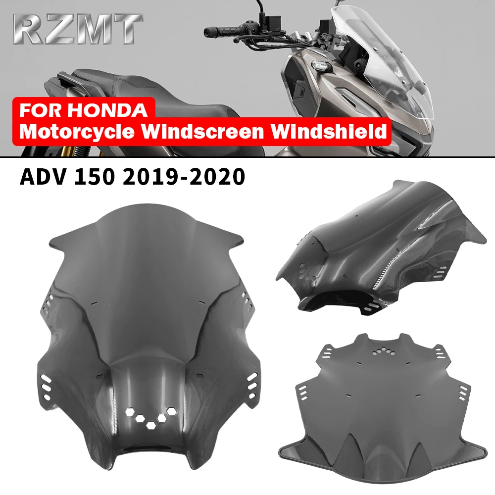 

Экран ветрового стекла для Honda ADV 150 ADV150 2019-2020, экран для лобового стекла, двойной пузырьковый дефлектор ветра, аксессуары для мотоциклов