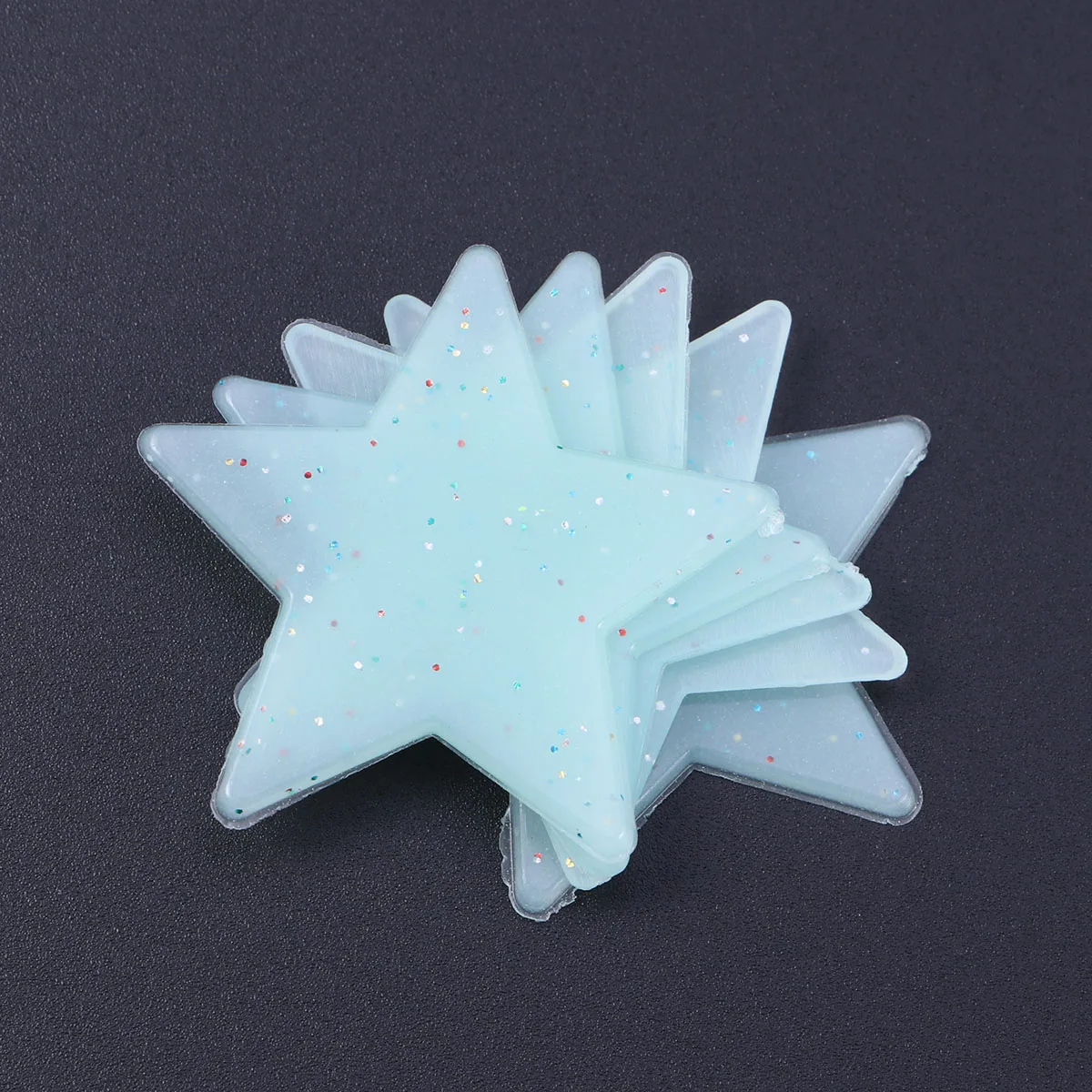 

100Pcs Glowing Star Stickers Waterproof Plastic Night Light Wall Decals for Bedroom Living Room Wedding Birthday