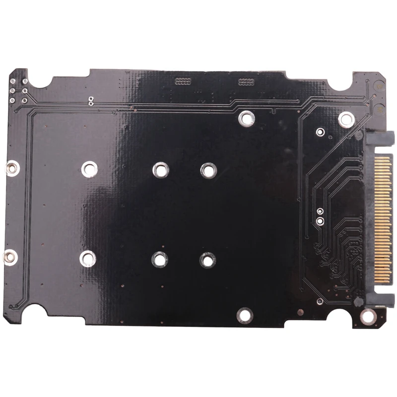10X 2 In 1 M.2 Nvme SATA U2PCB M.2 NVME SSD Key M Key B SSD To U.2 SFF-8639 Adapter Pcie M2 Converter Desktop Computer