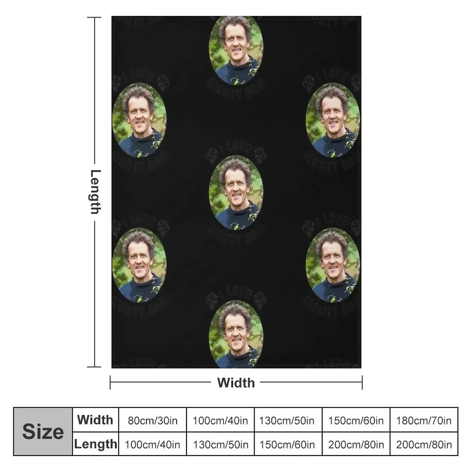 New I Love Monty Don Essential TShirt1775 Throw Blanket couch cozy soft plush fuzzy picnic outdoor blanket