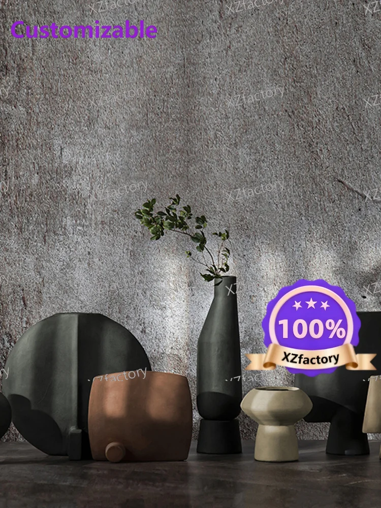 Factory Direct 2026 Top RatedMinimalist ceramic vase, wabi-sabi wind ornament, home jewelry, Nordic flower utensils, modern hand