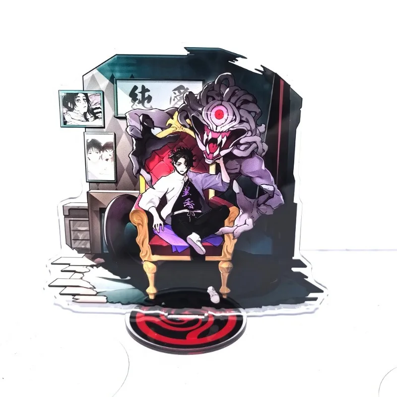 15Cm/5,91in Jujitsu Periferal Akrilik Berdiri Choso Fushiguro Megumi Geto Suguru Desktop Tampilan Ornamen Koleksi Ulang Tahun Anak Laki-laki