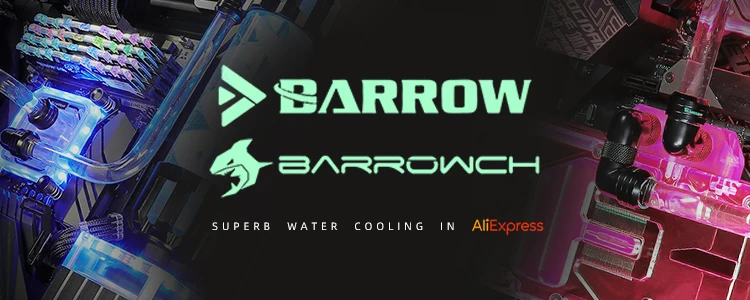 Barrowch M2 SSD Water Block 2280/22110/PCIE/SATA Heatsink G1/4