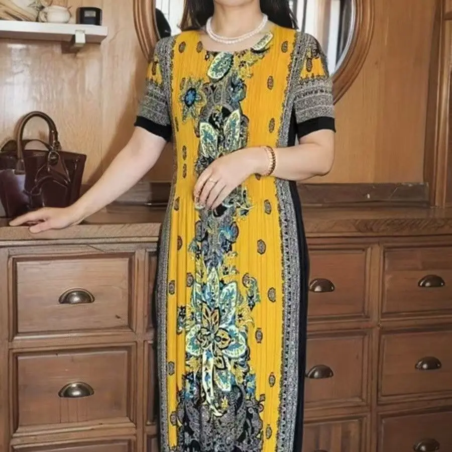 

Temperament high-end new loose fashion dress long dresses for women vestidis fiesta matrimonio de dia