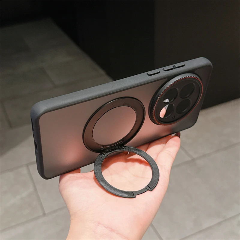 Чехол для OnePlus 13 13R ACE5 Pro, роскошный матовый магнит, кронштейн Magsafe, задняя крышка для OnePlus 13, бампер с беспроводной зарядкой, принципиально