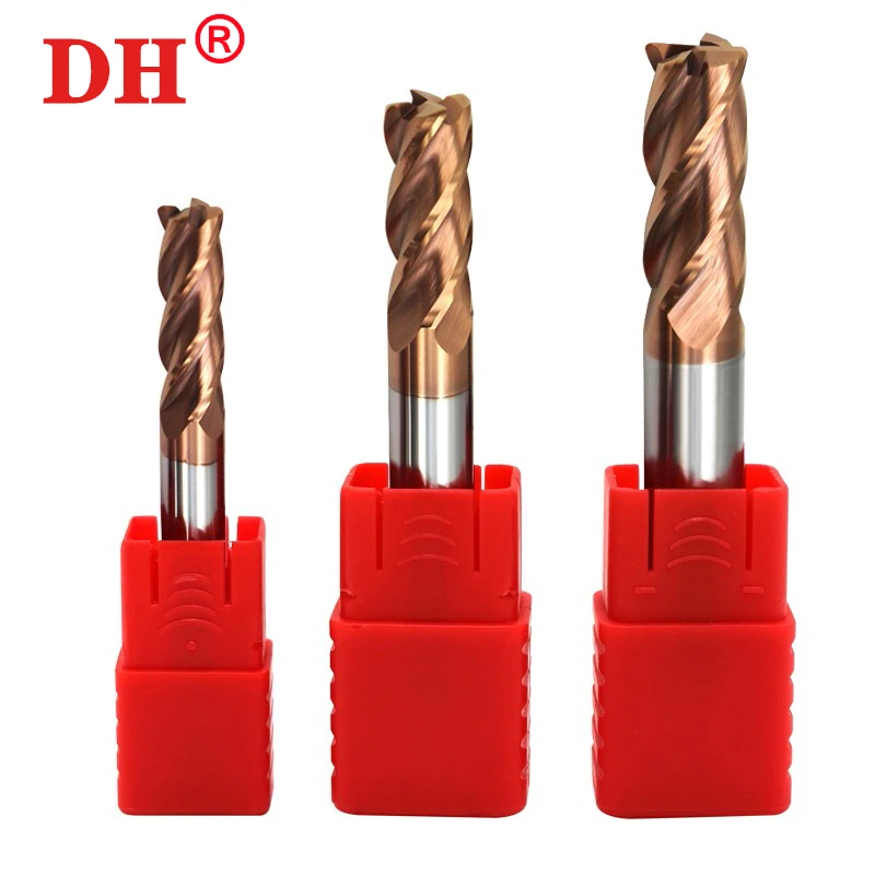 Hrc55 Milling Cutter Alloy Coating Tungsten Steel Tool Cnc Corner Roughing Metal Milling Cutter Kit Top Milling Machine Endmil