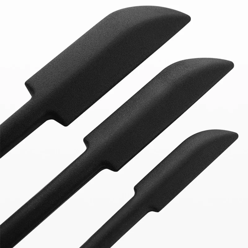4PCS Silicone Spatula Tool Mini Jam Spatula Dual-Ended Scraper Beauty With Spoon For Kitchen Jars Butter Cream Cosmetic Bottles