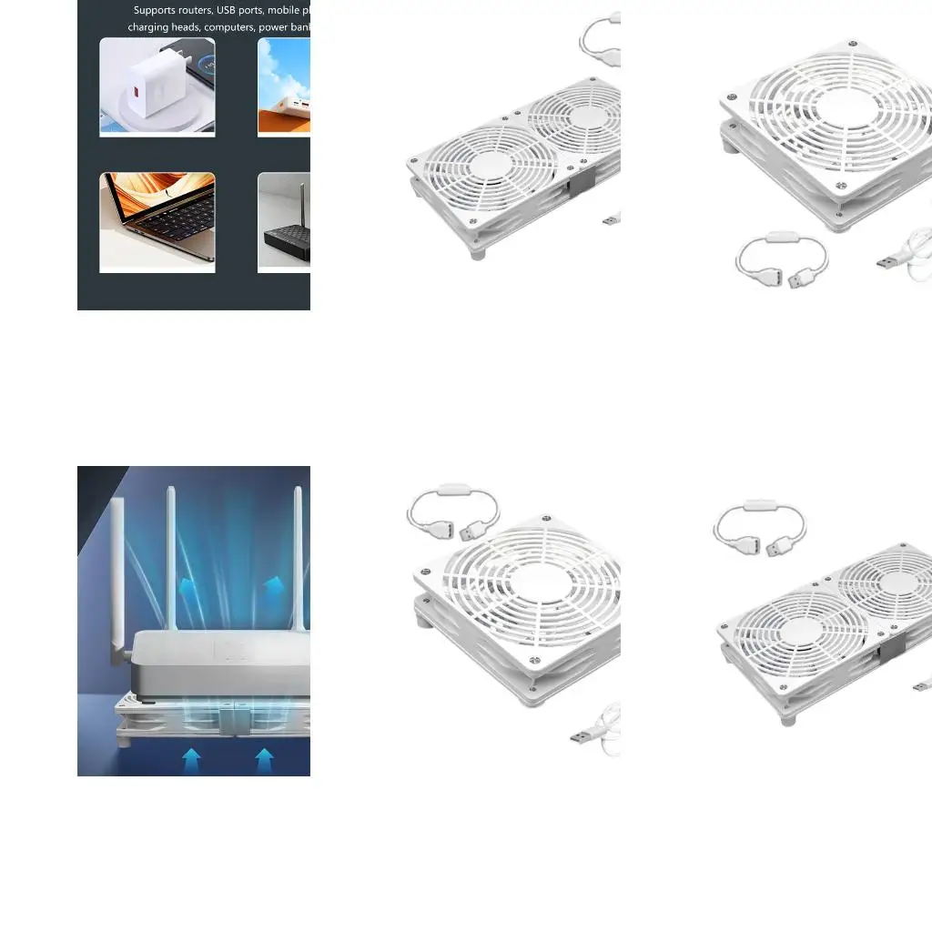 

PC Coolers Box Wireless Quiet 1800rpm USB Power 120mm Router Cooling Fan A4WF