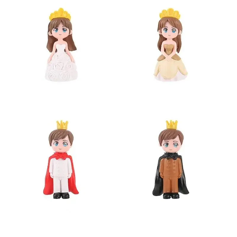 1쌍 인형집 미니어처 커플 피규어 마이크로 랜드스케이프 DIY 미니 플라스틱 공예품 요정 정원 이끼 테라리움 홈 데코 장난감