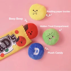 Dog Toys Encourage Natural Foraging Skills Slow Feeder for Training and Stress Relief, Cloth Strip Hiding Food Chew Toys for Any