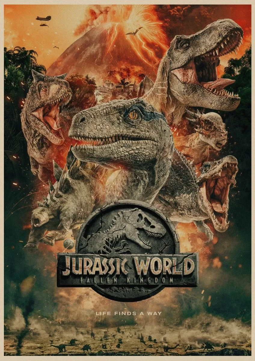 ヴィンテージポスター映画ジュラシックパーク恐竜世界ジュラシック