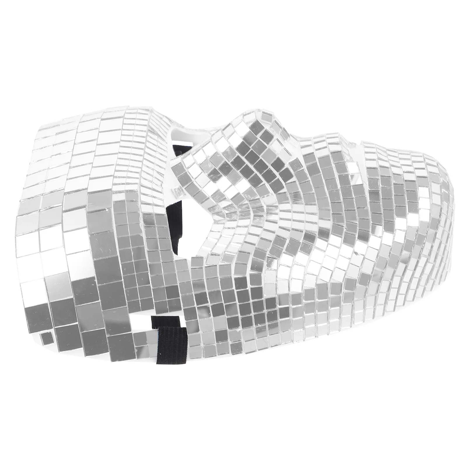 Disco Masker Chrome Spiegel Bal Kostuum Gezicht Halloween Kostuums voor Jongens Decor Make-up Man