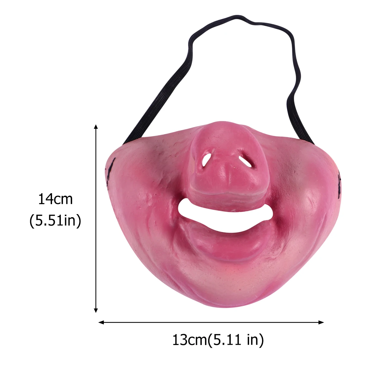 하프 페이스 마스크 장난 의상 할로윈 무서운 돼지 코스프레 끔찍한 마스크 에멀젼