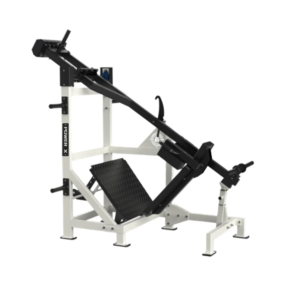 

Commercial Version New PENDULUM Power Squat Gym Press Machine Steel Construction for Chest and Leg Strength Reloaded Plate