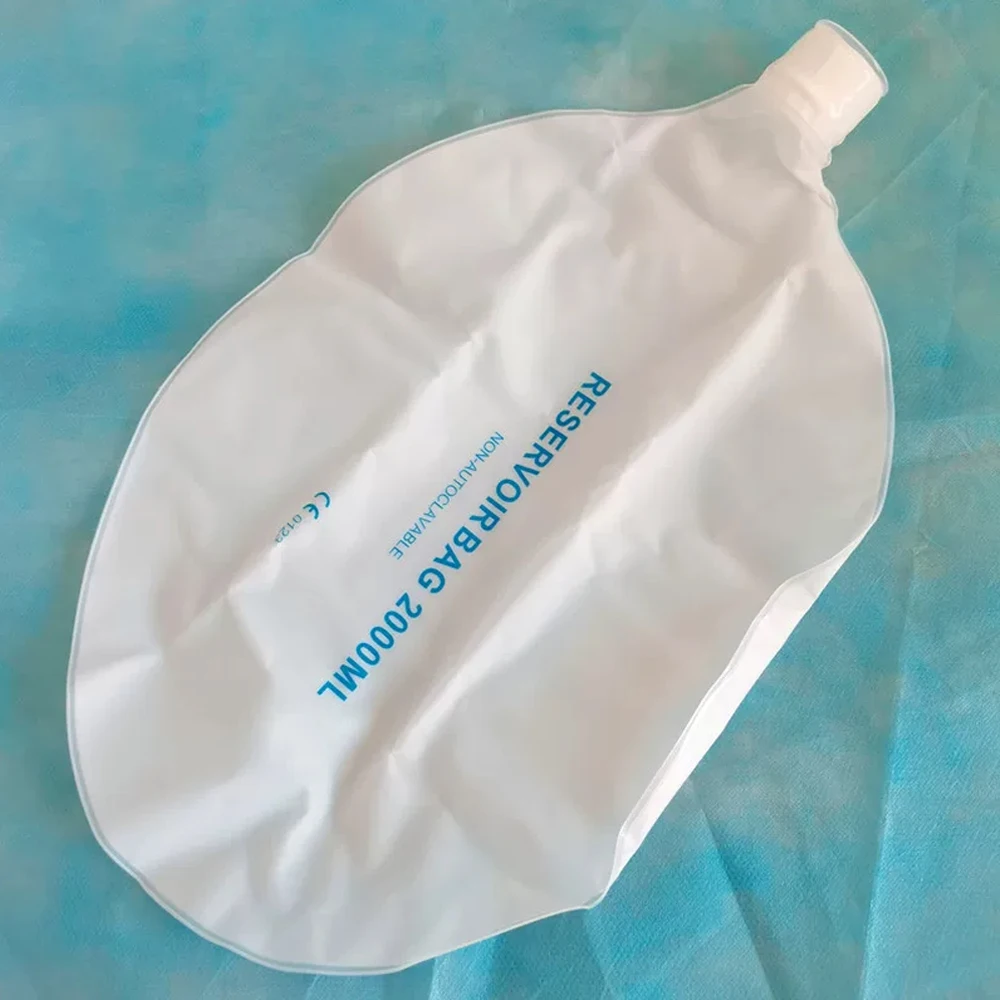 5pcs First Aid Manual PVC Resuscitation Ambu Bags 2000ml/1600ml Reservoir Bag Emergency Self-help Rescue Adult/Child/Infant