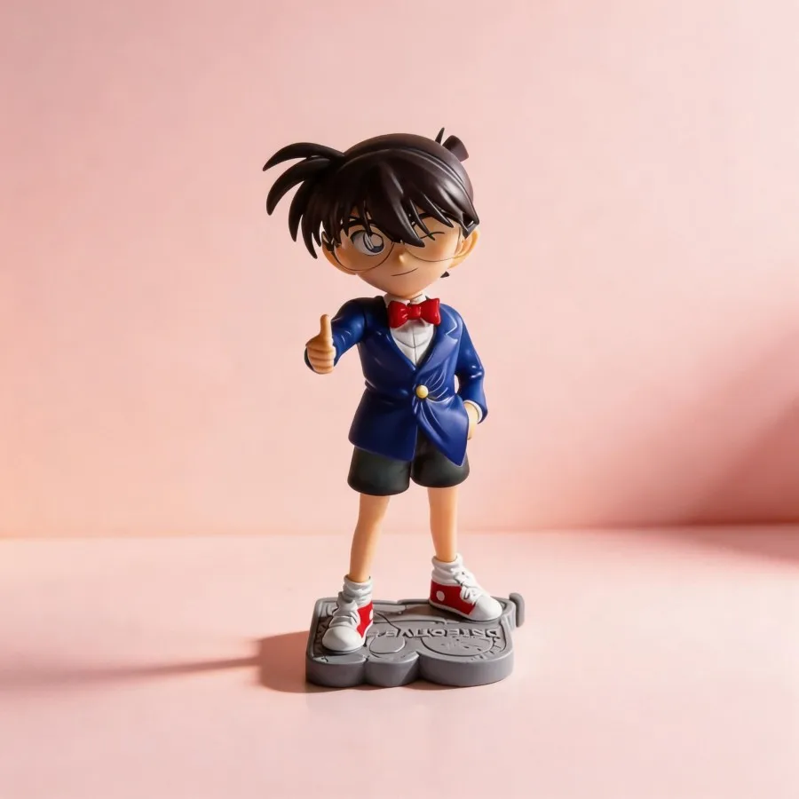

Anime Figure Conan & Haibara Ai & Kaito Kid (Detective Boys) from Detective Conan 14cm Collectible Model Toy f