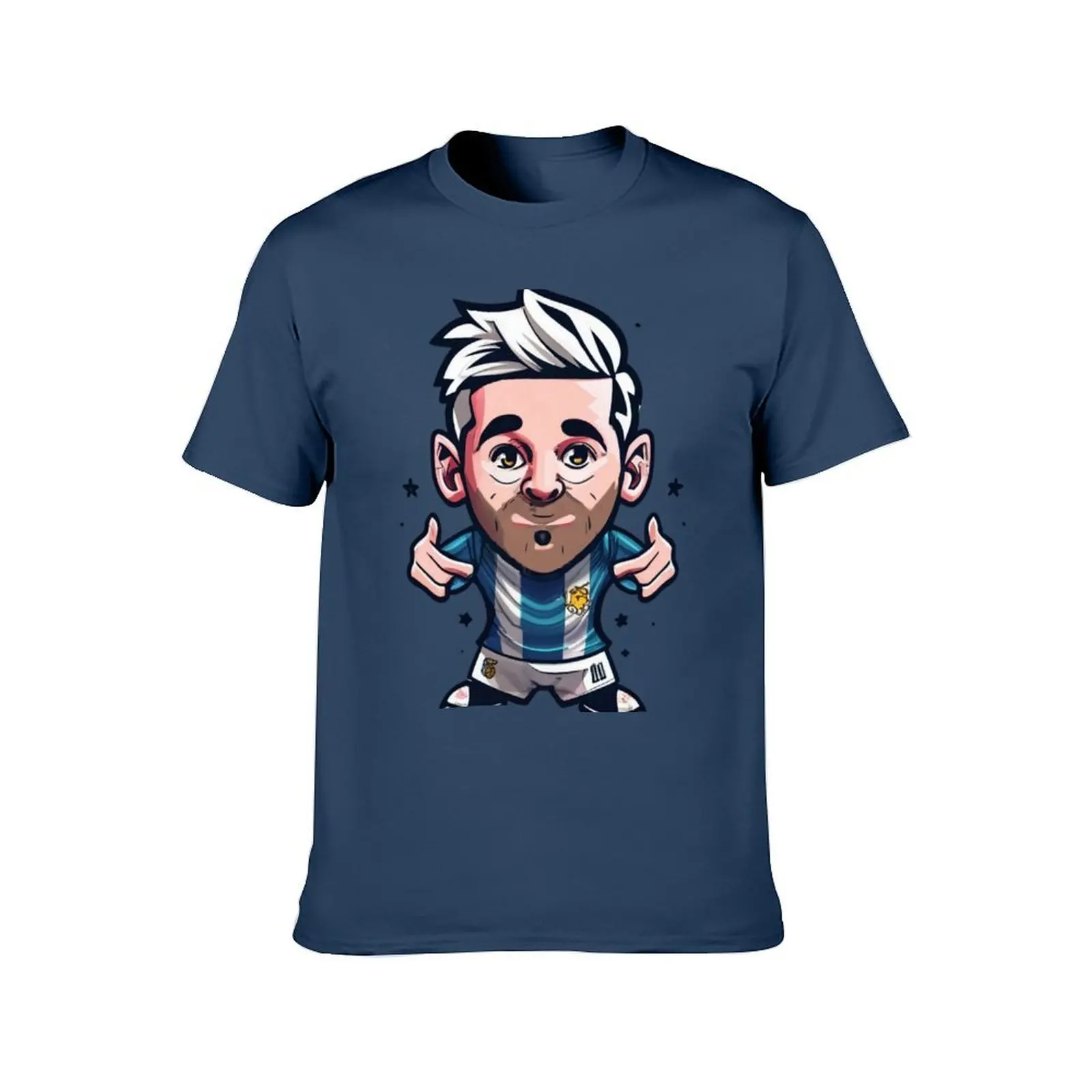 Lionel Messi T-Shirt anime figures T-shirts man anime Louboutins mens champion t shirts