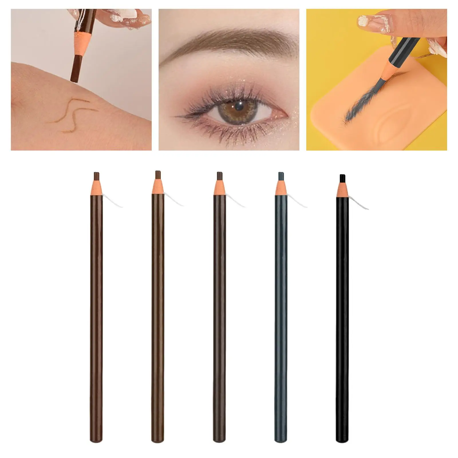 Kredka do brwi, wodoodporna, podkreślająca brwi, eyeliner do brwi do oznaczania.