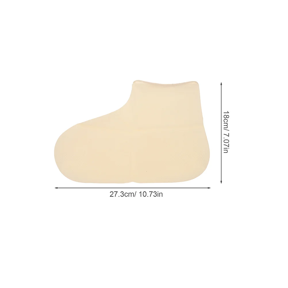 4 قطع من أغطية الأحذية المقاومة للماء، واقيات أحذية المطر القابلة لإعادة الاستخدام، غير قابلة للانزلاق، مناسبة للرجال والنساء، أنشطة خارجية قابلة للطي #3