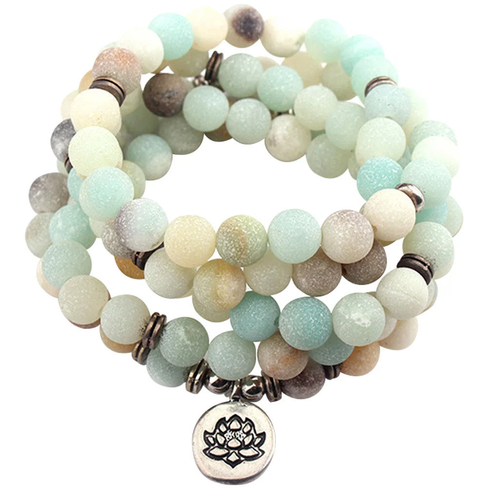 Lotus Bracelet Natural Stone Beads Adjustable Lightweight Fashion Jewelry For Women Couple Gift Decorative Accessory Beads