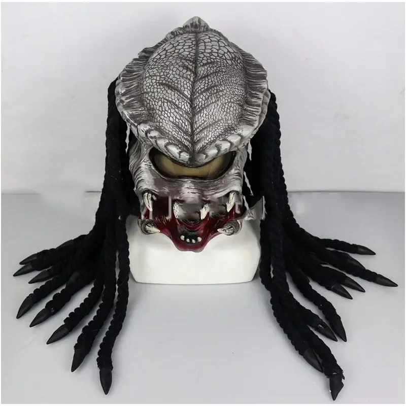 Movie Alien and Predator Mask Horror Monster Mask Halloween Party Role Playing Horror Prop