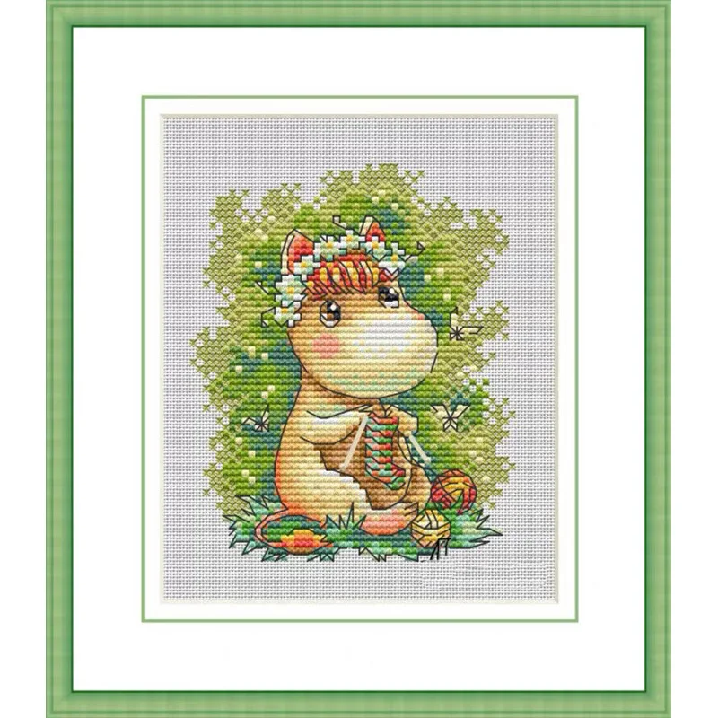 ZZ1772 DIY Homefun Cross Stitch Kit Packages Counted Cross-Stitching Kits New Pattern NOT PRINTED Cross stich Painting Set