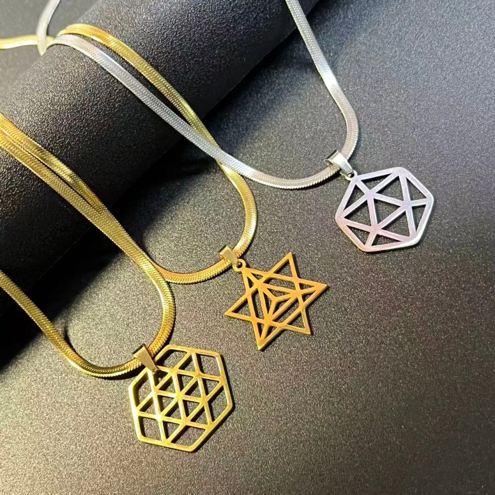 Fashion Street Yoga - New Fashion Stainless Steel Yoga Merkaba