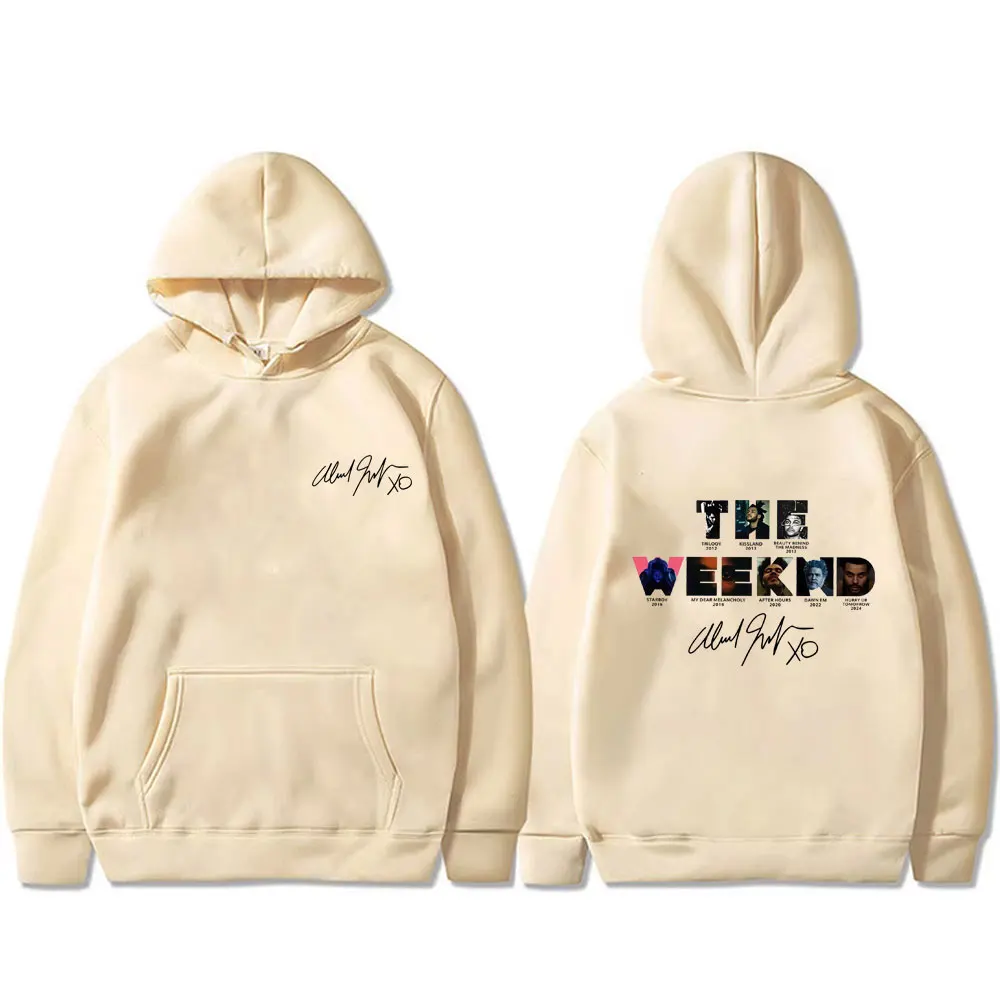 

Rapper The Weeknd Music Album Cover Graphic Hoodie Men Women Hip Hop Fashion Oversized Streetwear Unsiex Casual Vintage Hoodies