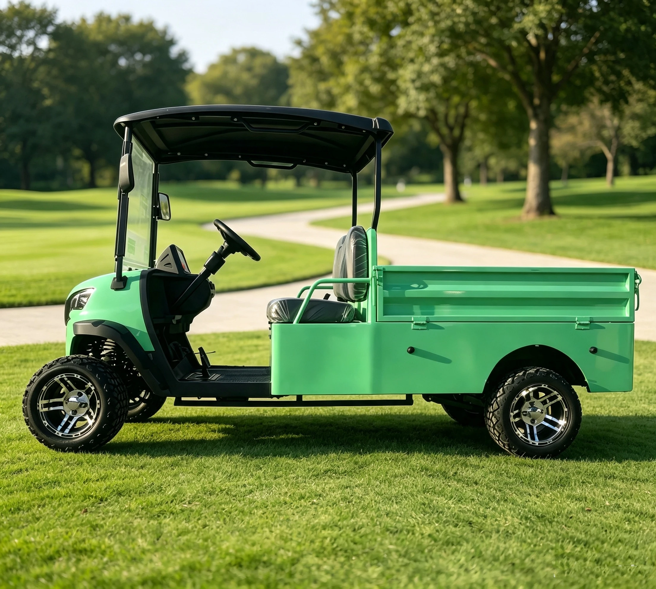 Export-Type Golf Carts EEC Certified Classic High-End Electric New Energy Vehicle - Lithium Battery Solar Power Generation Car