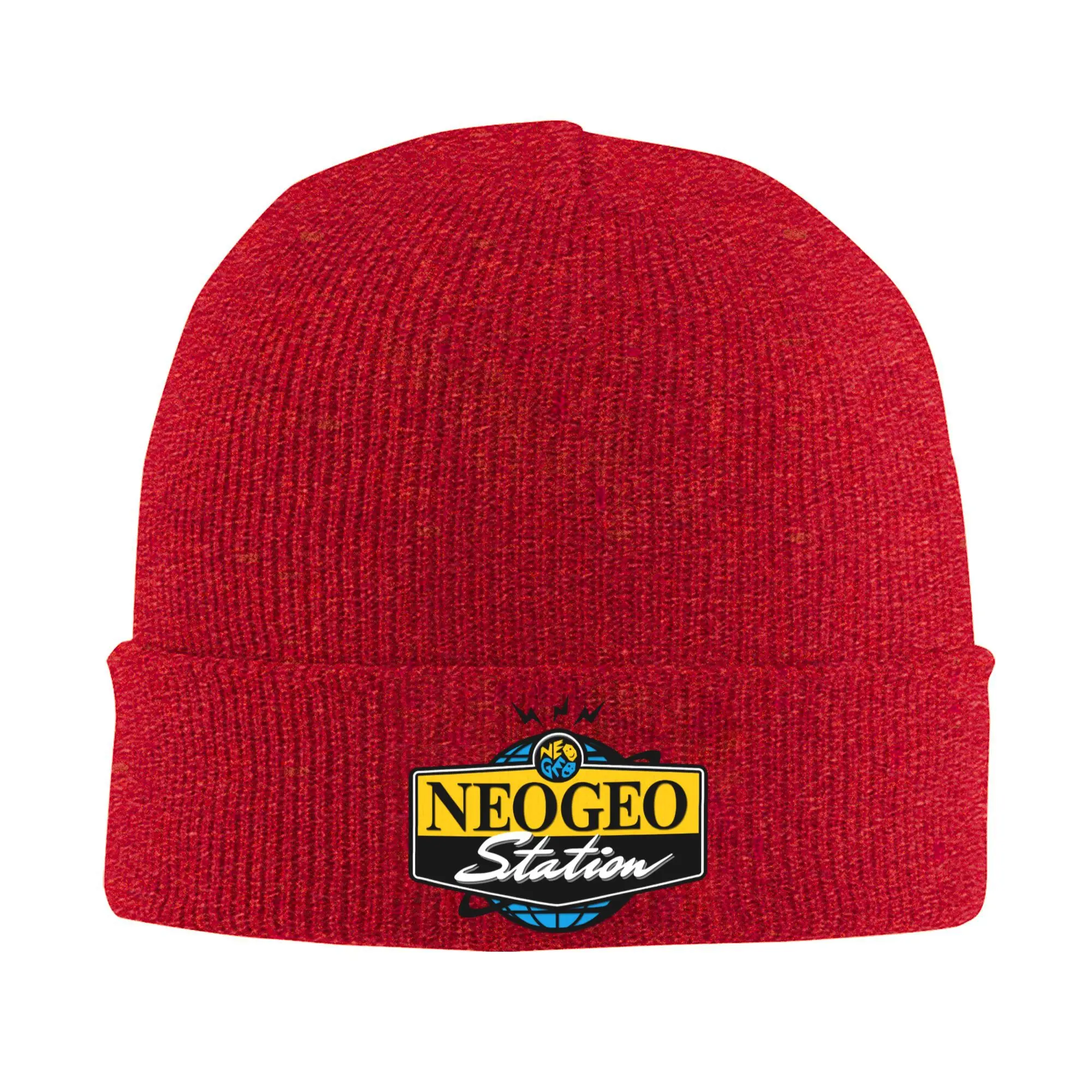 Custom Neo Geo Station Play Game Bonnet Hats  Street Knitted Hat For Women Men Winter Warm  Skullies Beanies Caps