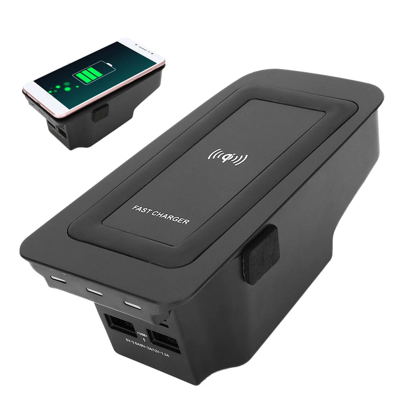 

15W Wireless Charging Plate Induction Fit for S60//XC60/S90/V90/XC90 Quick Wireless