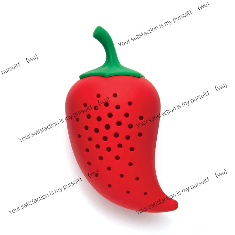 Creative Chili Shape Spice Filter, Soup and Soup Silicone Seasoning Pack, Kitchen Utility Gadgets