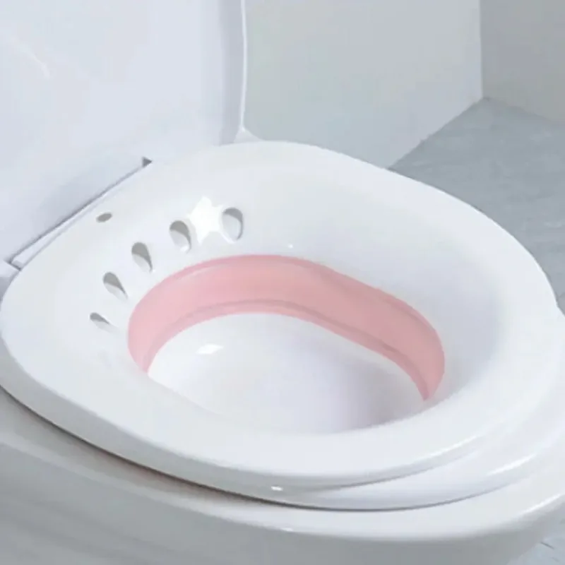 Bidé portátil Sitz para mujeres embarazadas, lavabo de bañera para ancianos, posparto, hemorroides, inodoro para pacientes