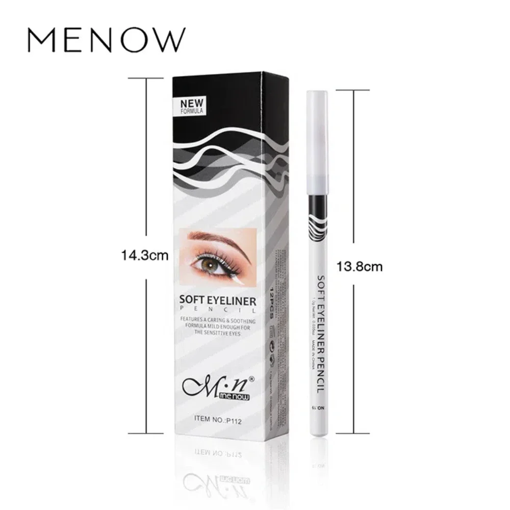 12 weiße Eyeliner-Stifte für geschmeidiges, einfaches Auftragen, zum Aufhellen der Augen, wasserfest und langanhaltend._voghion.com