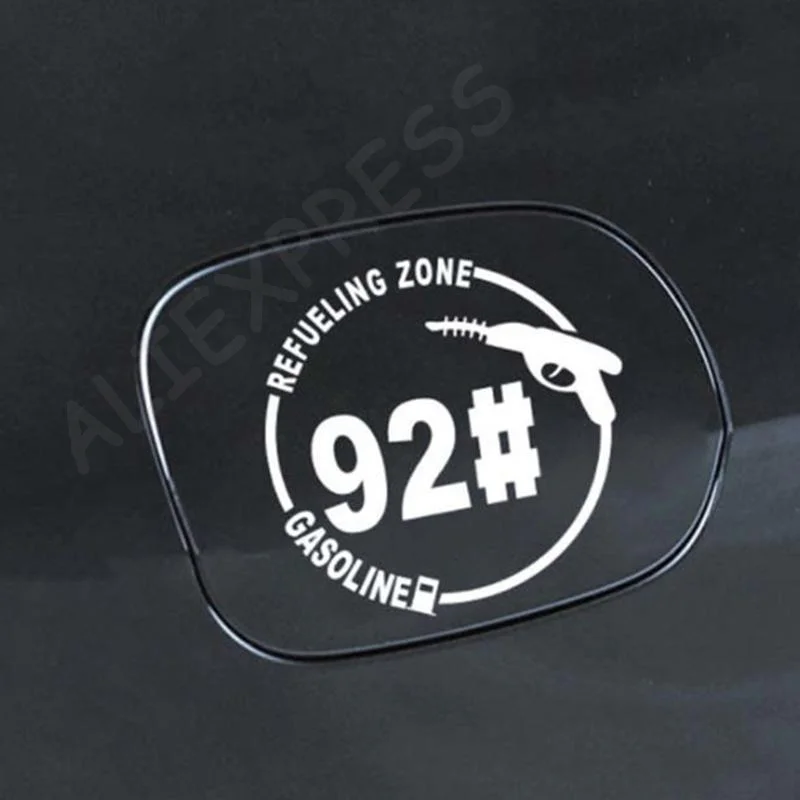 

Новинка: 1 шт. "Зона заправки 95" # Наклейка, водонепроницаемая виниловая наклейка, автомобильная наклейка, крутой персонализированный декор для автолюбителей, любителей топлива
