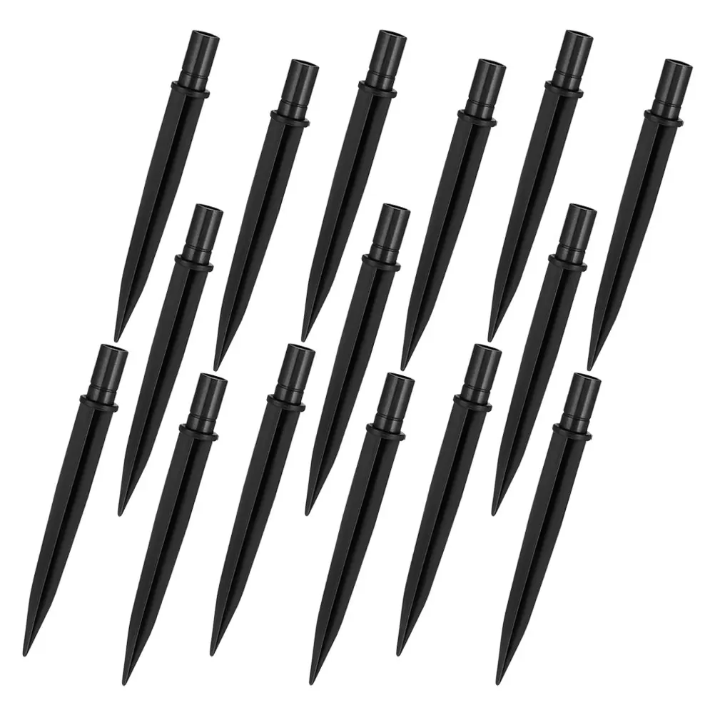 

15Pcs Plastic Ground Stakes Reinforced Replacement Solar Light Stakes for Garden Pathway Patio Torch Lights Plastic Spikes