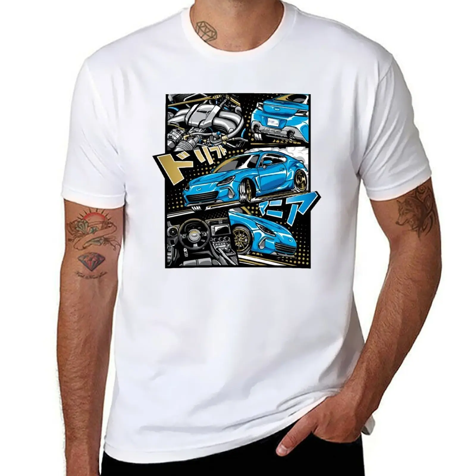 

Subie BRZ 2022 T-Shirt man t shirt luxury men t shirt cotton 100% T-Shirt