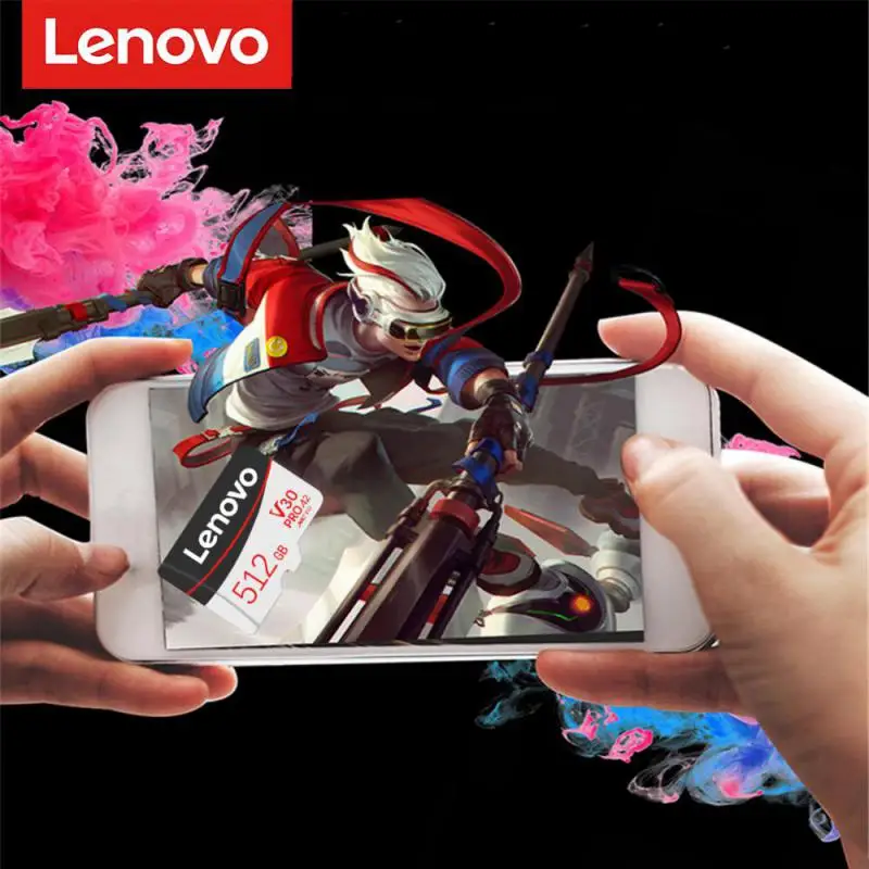 Lenovo 2TB 1TB Memory Card 64GB 128GB 256GB 512GB High Speed Flash TF SD Card 256 128 64GB Small TF SD Flash MemoryCard